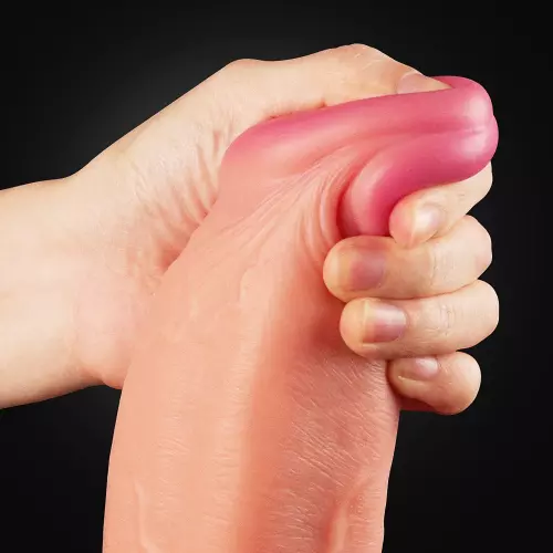 Gode réaliste King Size Strong Nature Cock 22 x 5.7cm – 4/10