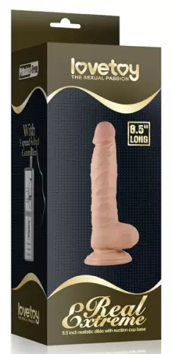 Real Extreme Vibrating Dildo 15 x 4.3cm – 2/3