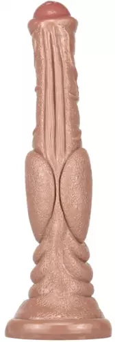 Monster Dog Long Dildo 26 x 6cm Light Brown – 1/2