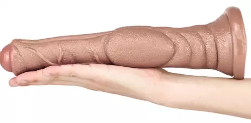 Monster Dog Long Dildo 26 x 6cm Light Brown – 2/2
