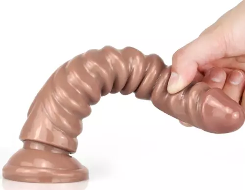 Monster Squel Dildo 20 x 4.5cm Light Brown – 2/2