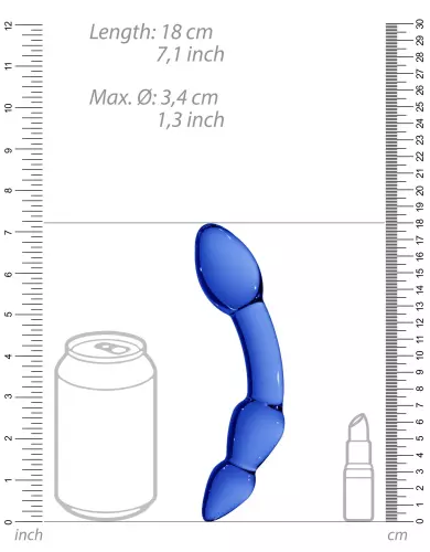 Dildo aus Glas Superior 18 x 3.4cm – 7/7