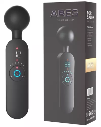 Masseur baguette chauffant Atlas Noir - Tête 50mm – 2/4