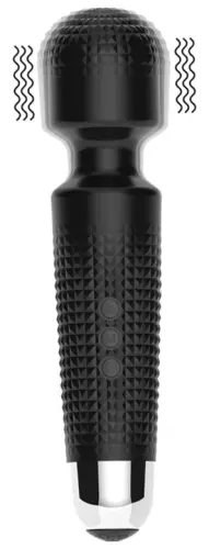 Masseur baguette Ashton Noir - Tête 42mm – 3/3