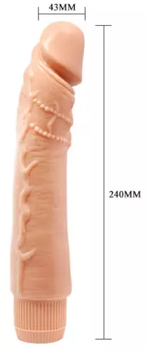 Vibrating dildo Baile Dybbuk 20 x 4cm – 6/6