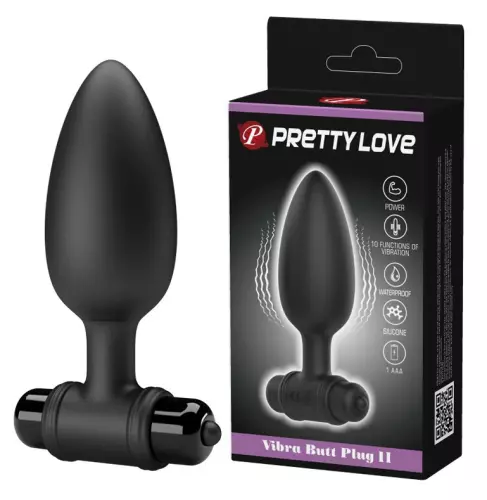 Vibierender Analpropfen Vibra Butt Pretty Love 9,5 x 3,8cm – 6/6
