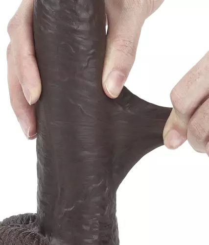 Sliding Skin Dildo 17 x 4.2cm Brown – 11/15