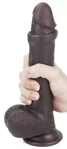 Sliding Skin Dildo 17 x 4.2cm Brown – 15/15