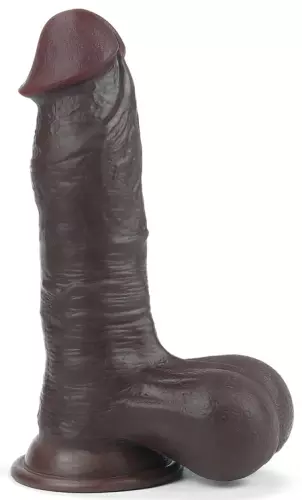 Dildo Sliding Skin 15 x 4.8 cm Braun – 3/17