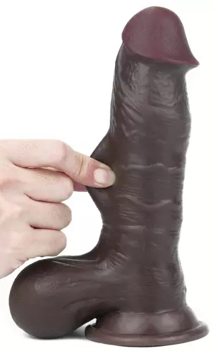 Dildo Sliding Skin 15 x 4.8 cm Braun – 5/17