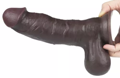 Dildo Sliding Skin 15 x 4.8 cm Braun – 10/17