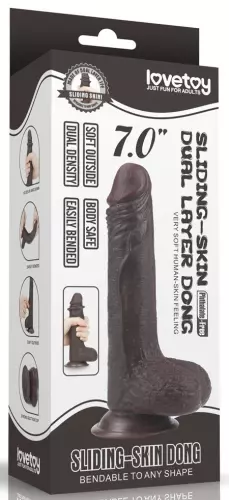 Sliding Skin Dildo 13 x 3.5cm Brown – 2/17