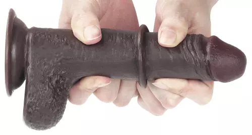 Sliding Skin Dildo 13 x 3.5cm Brown – 16/17