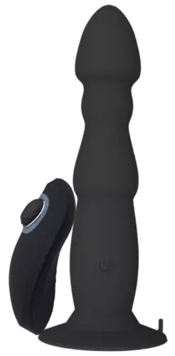 Vibrierbarer Butt Plug Trizan 18 x 4cm – 3/4
