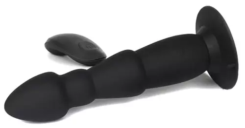 Vibrierbarer Butt Plug Trizan 18 x 4cm – 4/4