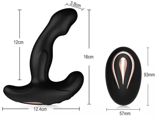 Vibrierbarer Prostate-Stimulator Dick Head 12 x 3.5cm – 6/7