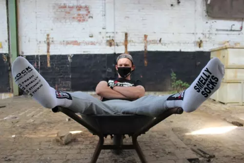 Weiße Socken SMELLY Sk8erboy – 4/16