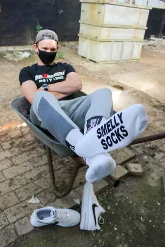 Weiße Socken SMELLY Sk8erboy – 5/16