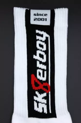 Weiße Socken SMELLY Sk8erboy – 14/16