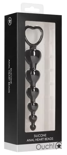 Analkette Silikon Heart 15 x 3.2cm – 2/7