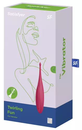 Stimulator Twirling Fun Satisfyer 17cm Rot – 2/6