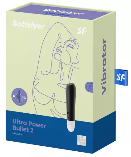 Mini-Vibrator Ultra Power Bullet 2 Satisfyer Schwarz – 2/8