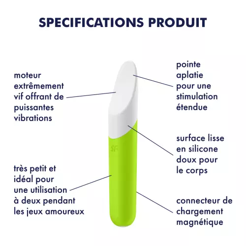 Vibrator Ultra Power Bullet 7 Satisfyer Groen – 8/8