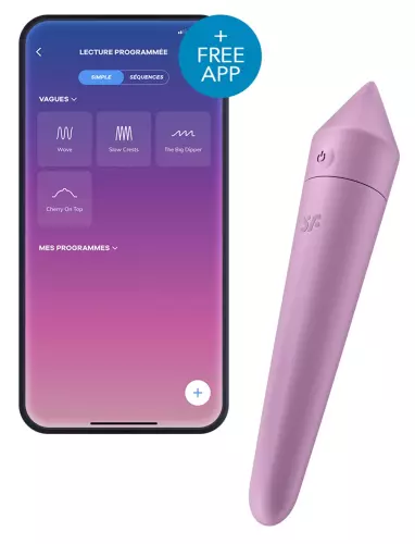 Clitoris Stimulator Ultra Power Bullet 8 Satisfyer Lila – 1/7