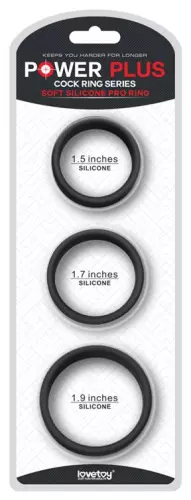 3er Pack Silikon-Cockringe SiliRing Schwarz – 2/5