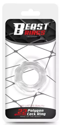 Flexibler Cockring Polygon Transparent – 2/4