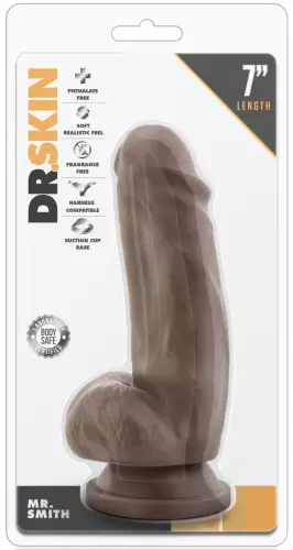 Dildo realistisch Mr Smith Dr Skin 14 x 4,8cm Braun – 2/3