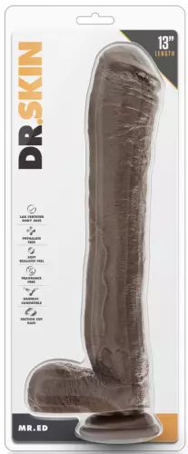 Realistic Dildo Mr Ed Dr Skin 28 x 5.5cm Brown – 2/5