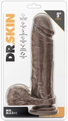 Dildo realistisch Mr Magic Dr Skin 19 x 5cm Braun – 2/5