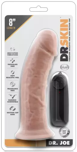 Vibrator Dr Joe Dr Skin 19 x 4.7cm – 2/6