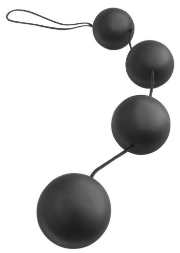 Vibrerende anale balletjes 3,2 cm Zwart