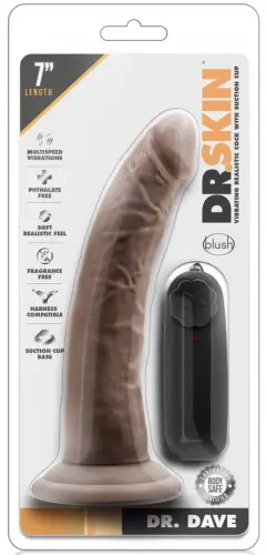 Vibrator Dr Dave Dr Skin 18 x 4cm Braun – 2/5