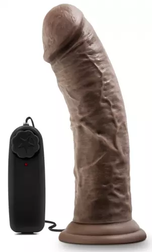 Vibrating Dildo Dr Joe Dr Skin 19 x 4.7cm Brown – 1/6