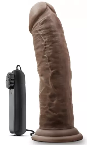 Vibrating Dildo Dr Joe Dr Skin 19 x 4.7cm Brown – 3/6