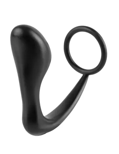 Ass Gasm Plug und Cockring 10 x 3,2 cm Schwarz – 3/5
