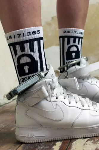 Weiße Socken LOCKED Sk8erboy – 6/16