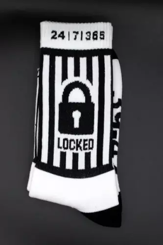 Weiße Socken LOCKED Sk8erboy – 13/16