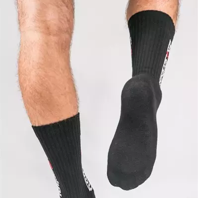Schwarze Socken CREW SOCKS Sk8erboy – 2/16