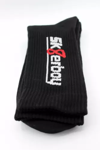 Schwarze Socken CREW SOCKS Sk8erboy – 13/16
