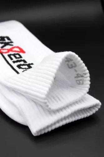 Weiße Socken CREW SOCKS Sk8erboy – 11/15