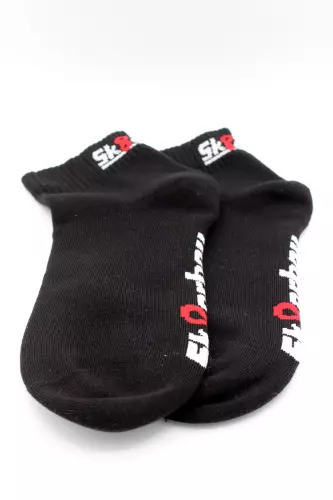 Kurze schwarze Socken QUARTER Sk8erboy – 7/11