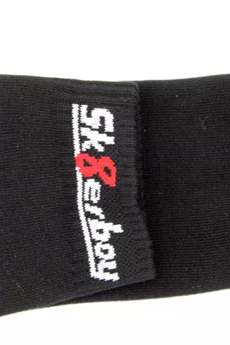 Kurze schwarze Socken QUARTER Sk8erboy – 9/11