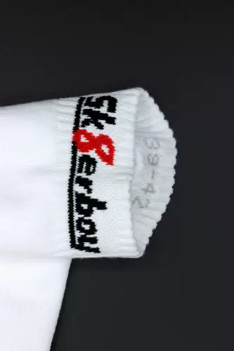 Kurze weiße Socken QUARTER Sk8erboy – 13/15
