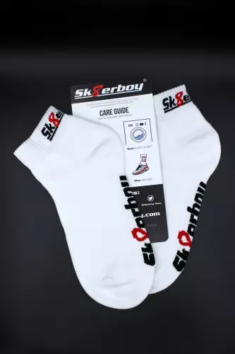 Kurze weiße Socken QUARTER Sk8erboy – 14/15