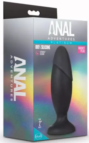 Silikon Butt Plug Anal Adventures Rocket 14 x 5cm – 2/2