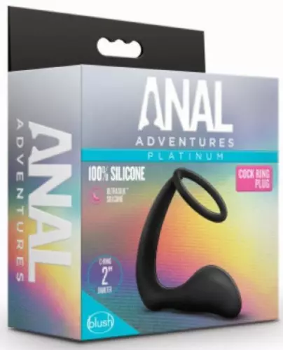 Cock Ring und Butt Plug Anal Adventures Ring Plus 8 x 3cm – 2/5